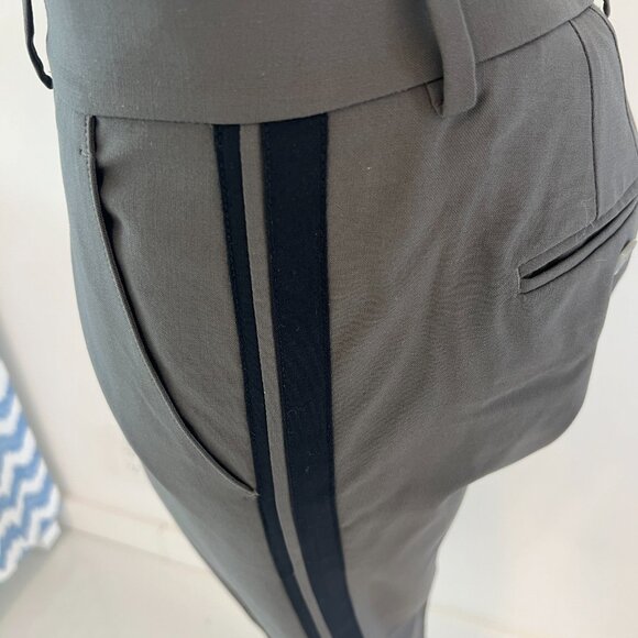 VINCE Tapered Tuxedo Pants Trousers SZ 6 - Picture 11 of 16